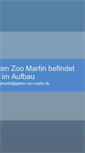 Mobile Screenshot of garten-zoo-martin.de